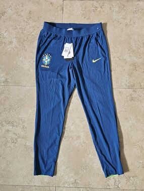Nike Dri-fit ADV Brazil Pants Blue Compression Pants SAMPLE FJ2004-476 Sz Large